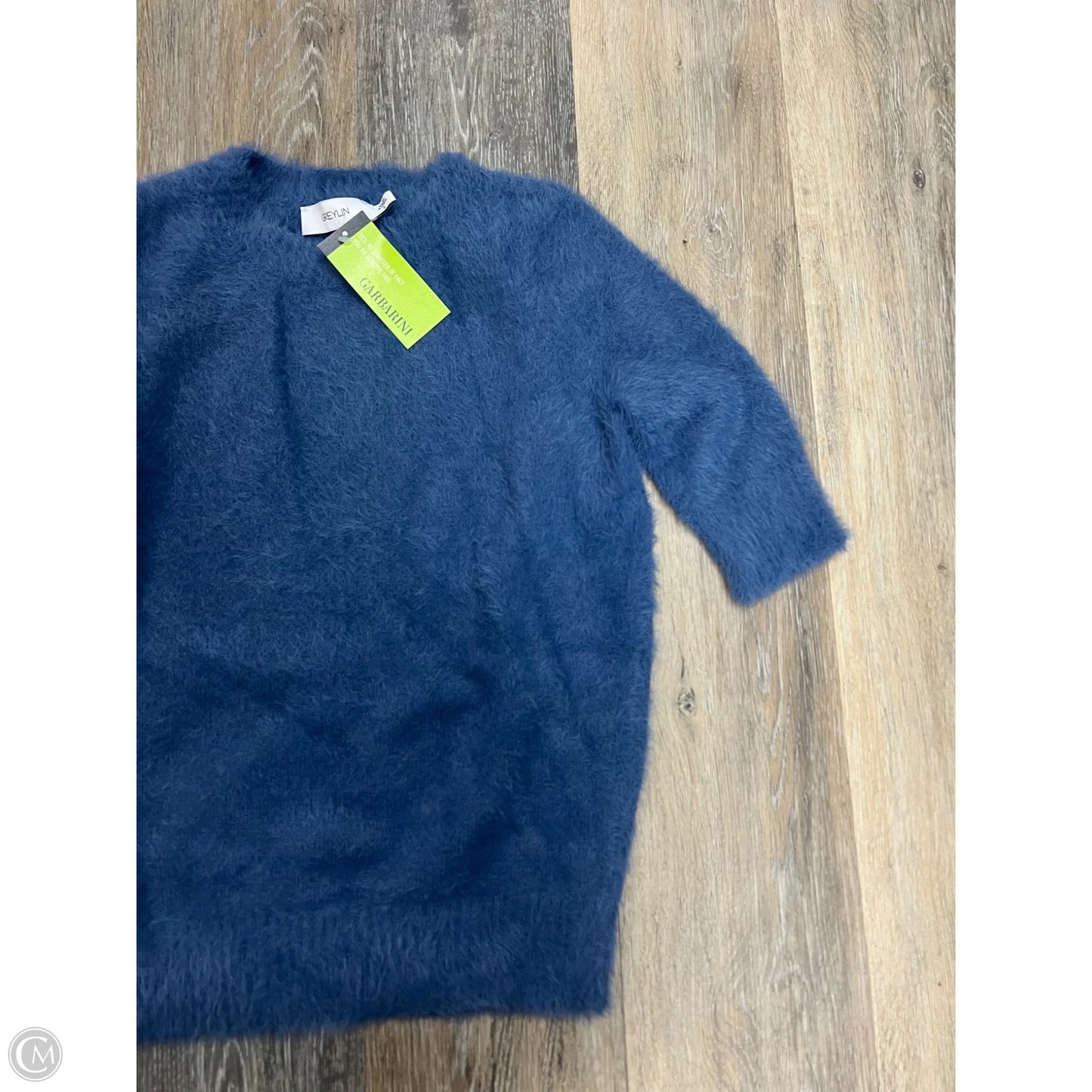 Sweater Short Sleeve By Greylin In Blue, Size: S