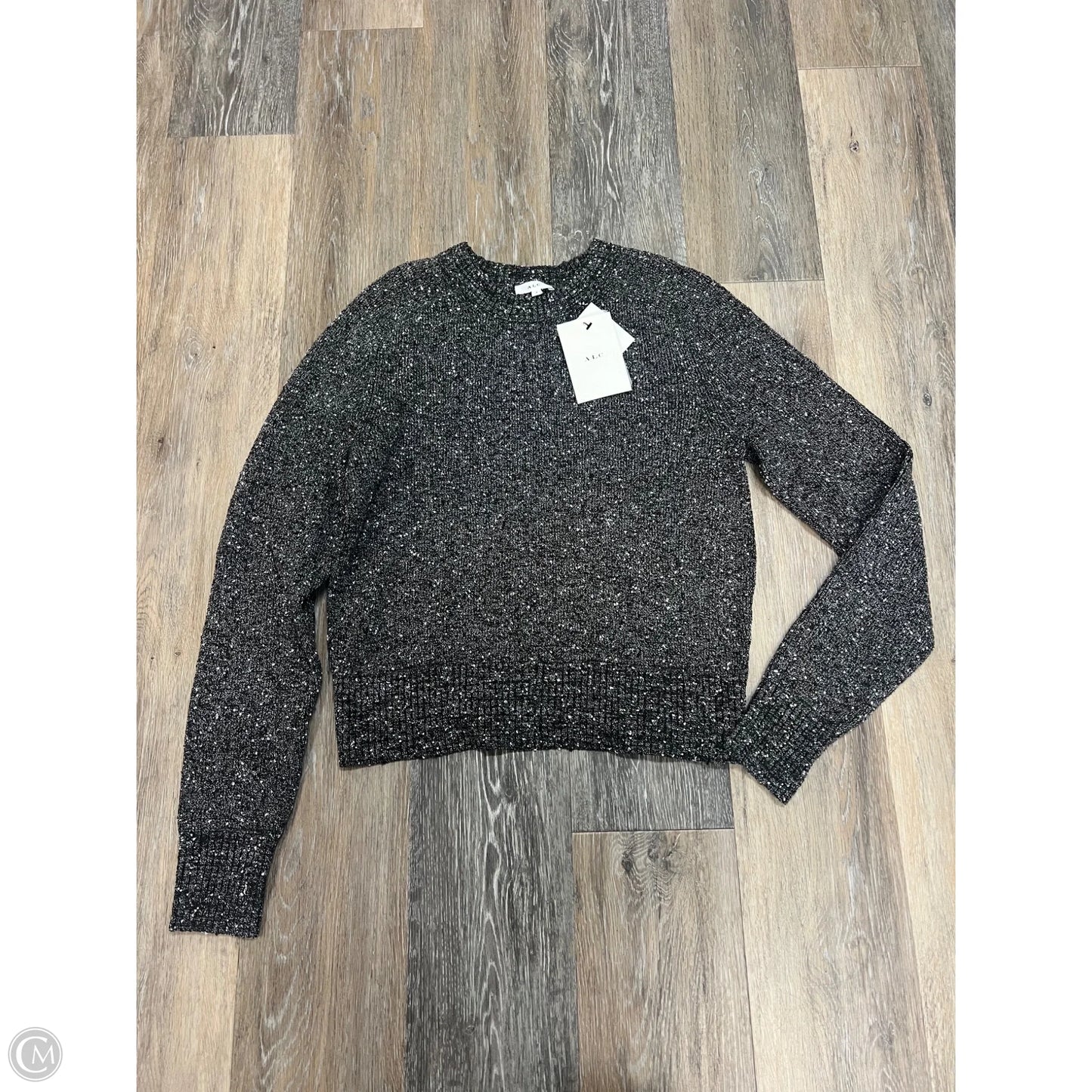 Sweater Designer By Alc In Grey, Size: S