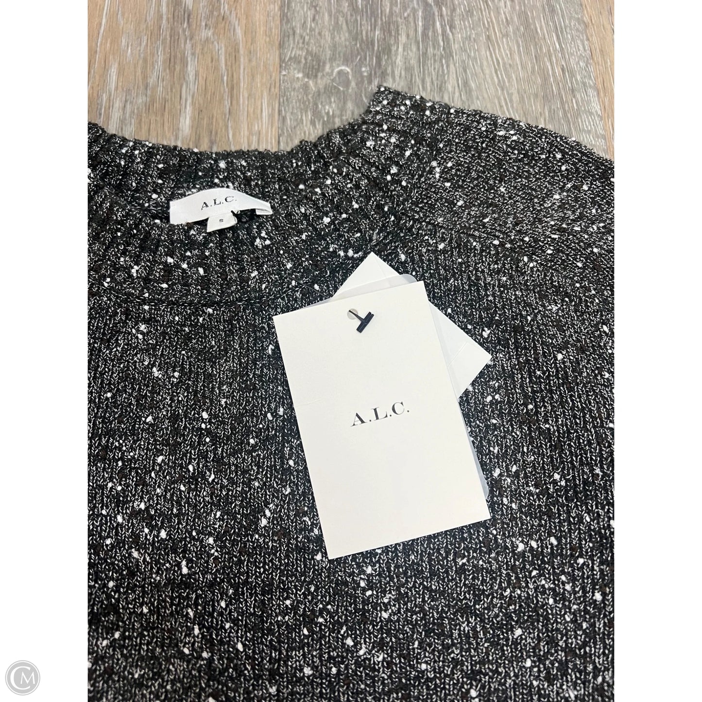 Sweater Designer By Alc In Grey, Size: S
