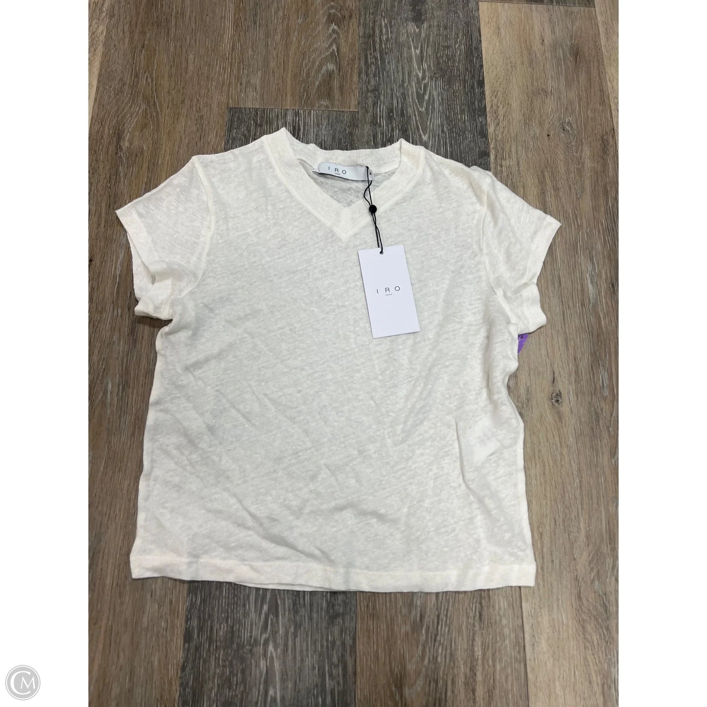 Top Short Sleeve By IRO In White, Size: M