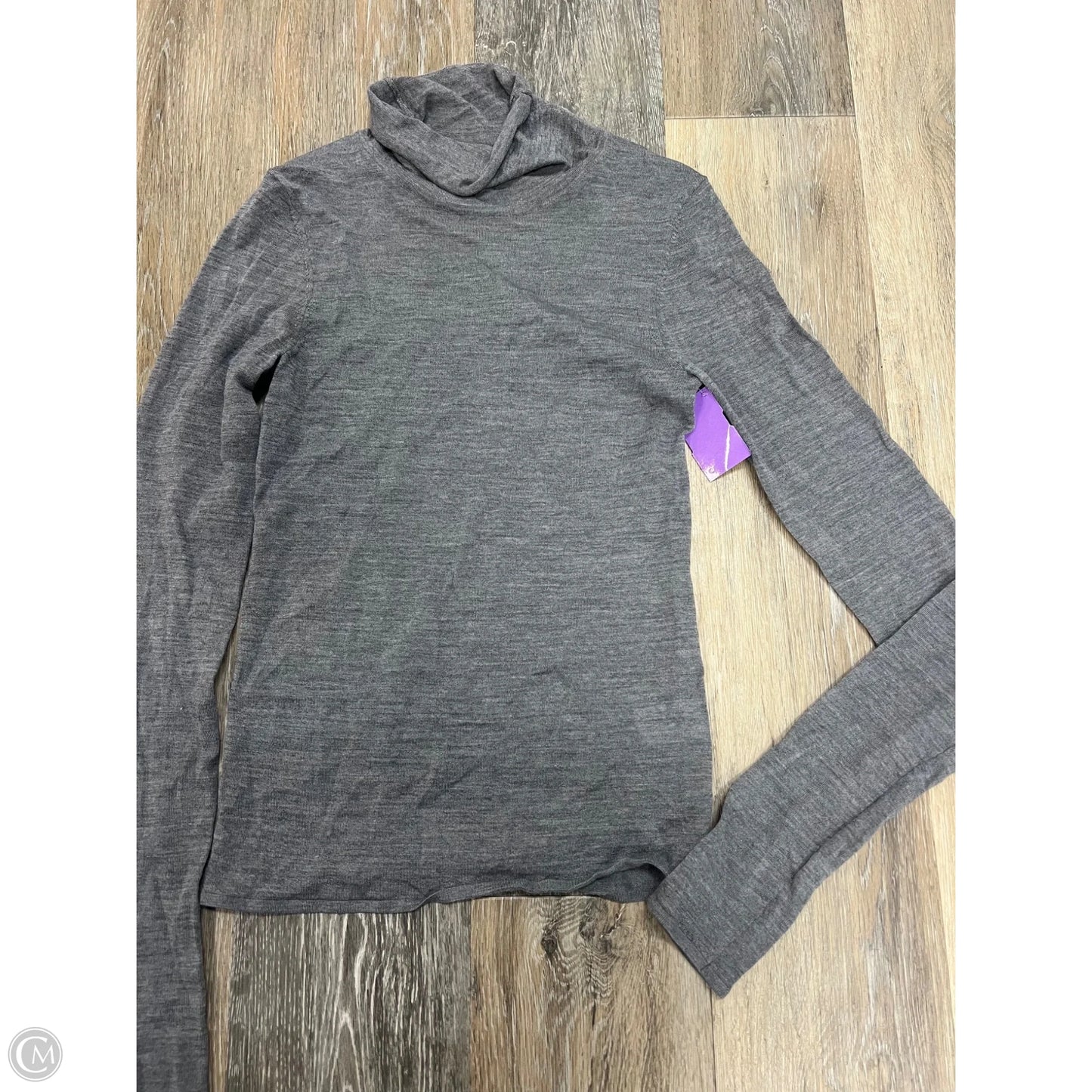 Sweater Designer By Alc In Grey, Size: S