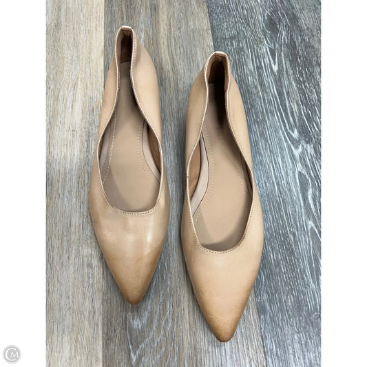 Shoes Flats Leather By Limited In Tan, Size: 8