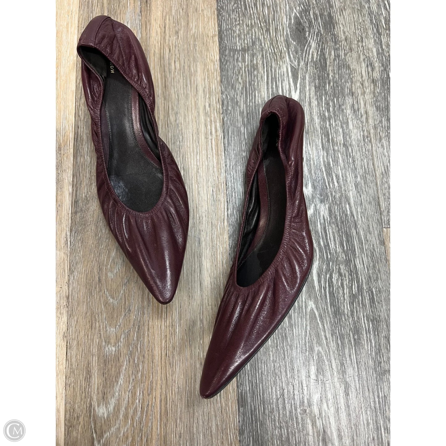 Shoes Designer By The Row In Maroon, Size: 8