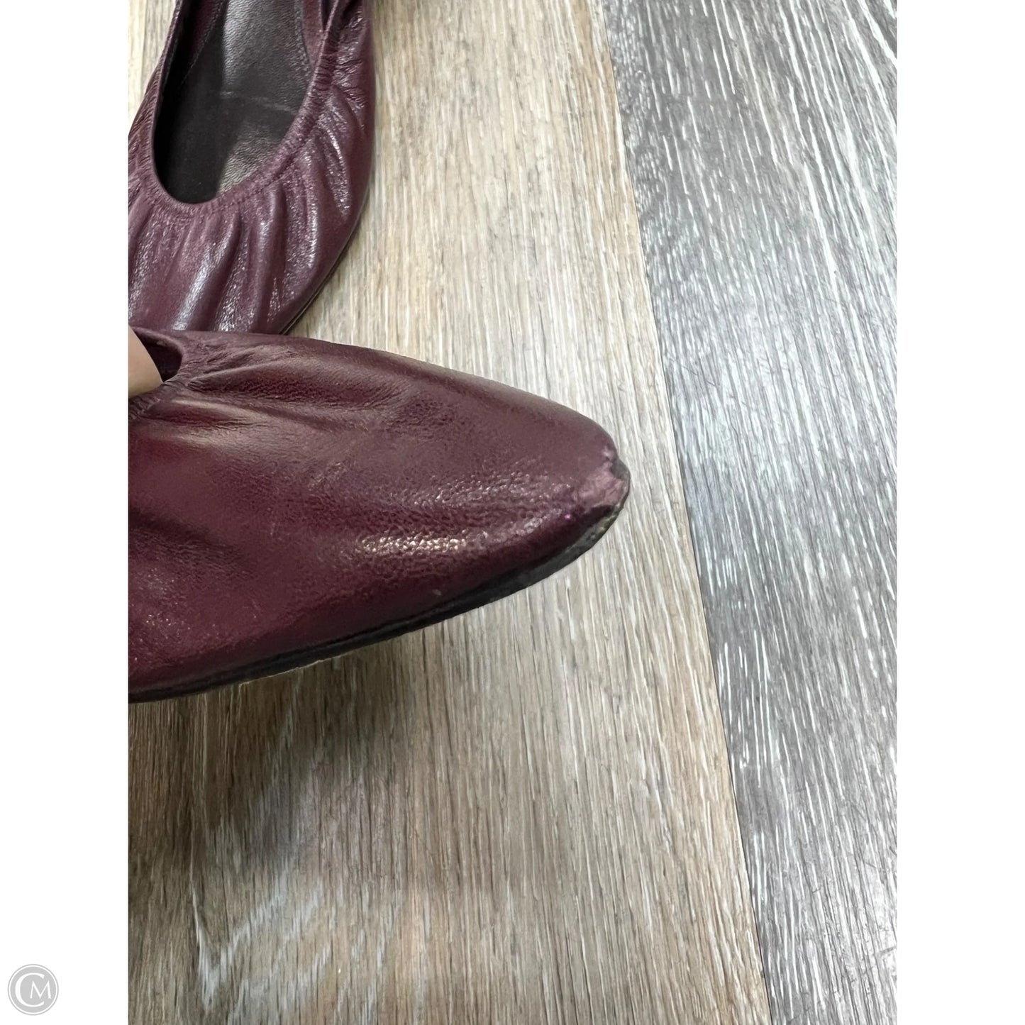 Shoes Designer By The Row In Maroon, Size: 8