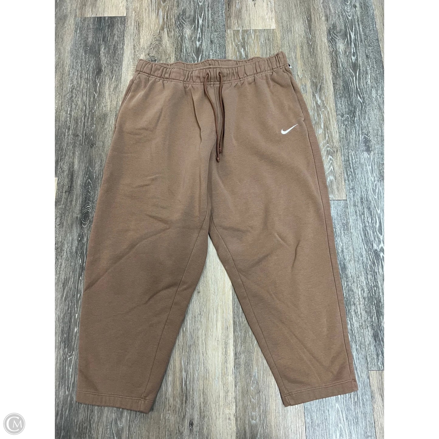Athletic Pants By Nike Apparel In Tan, Size: 1x