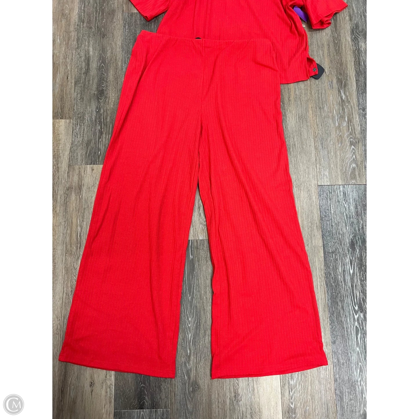 Lounge Set Pants By Things Between In Red, Size: Xl