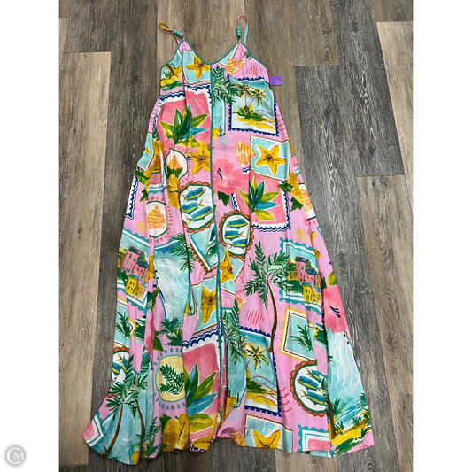 Dress Casual Maxi By True Destination In Tropical Print, Size: Xs