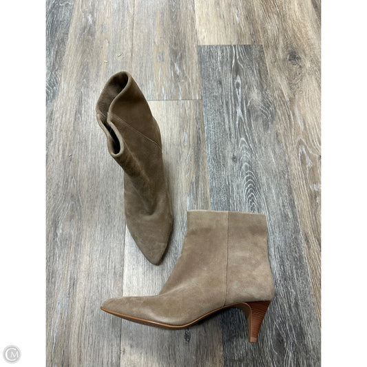 Boots Ankle Heels By Dolce Vita In Tan, Size: 6