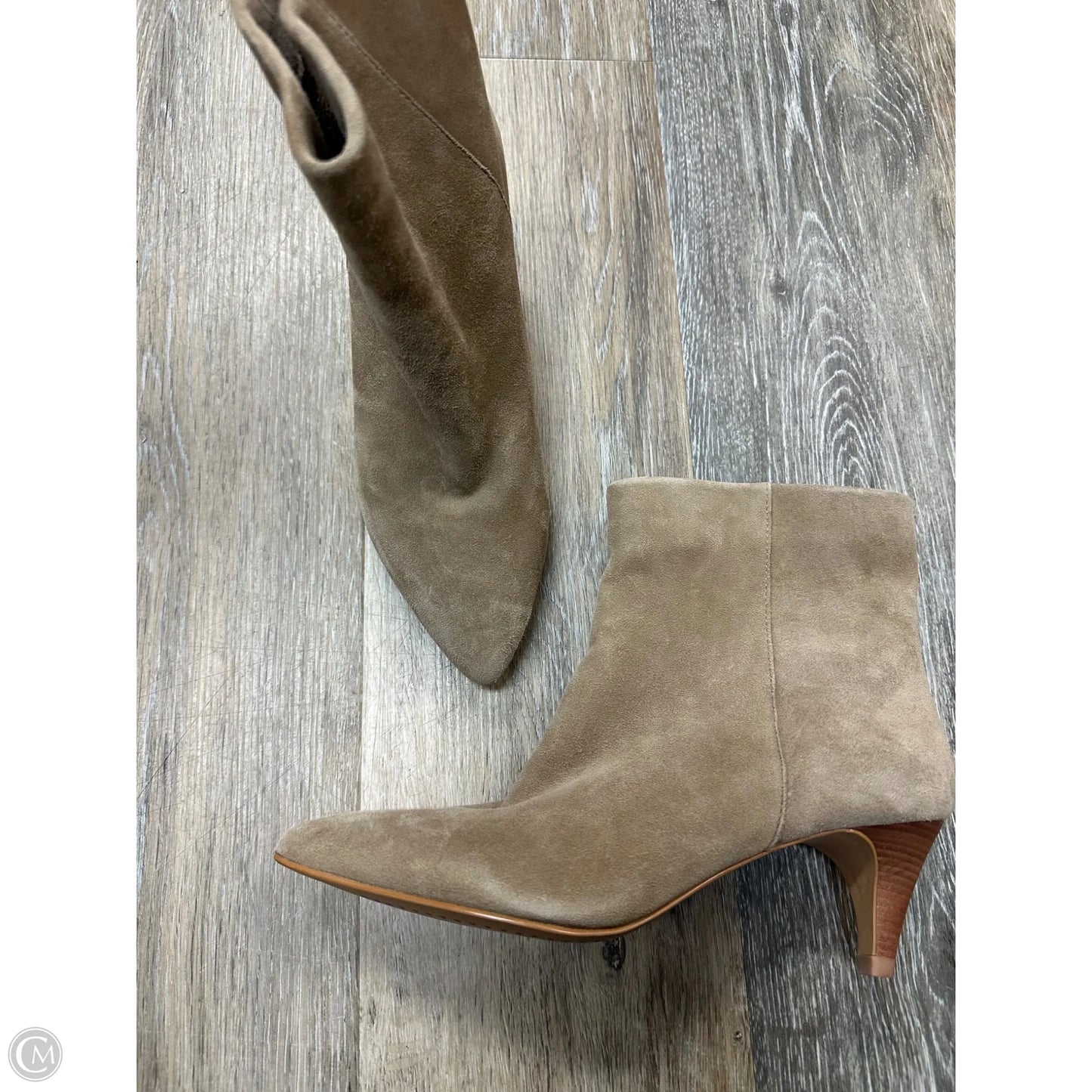 Boots Ankle Heels By Dolce Vita In Tan, Size: 6