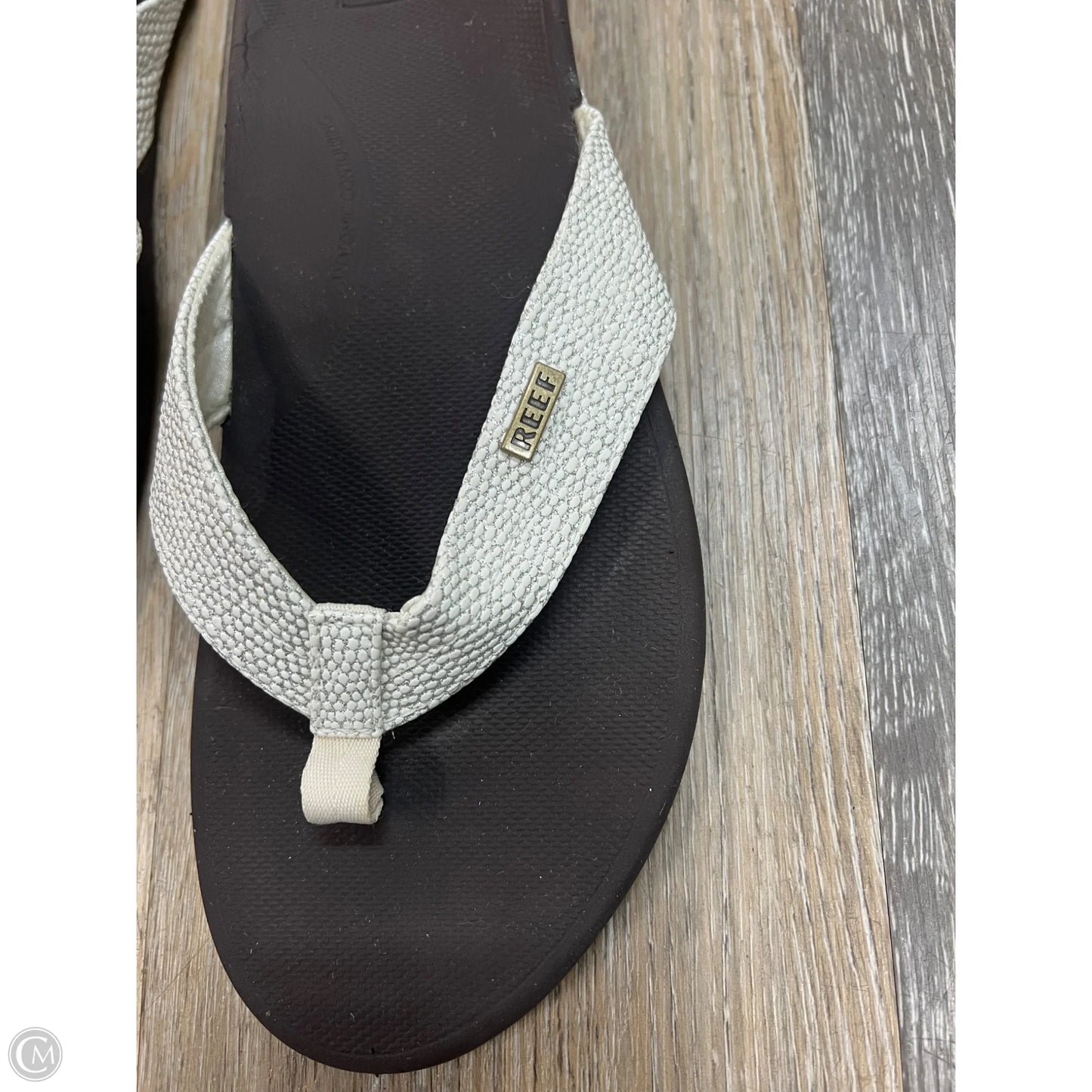 Sandals Flip Flops By Reef In White, Size: 11