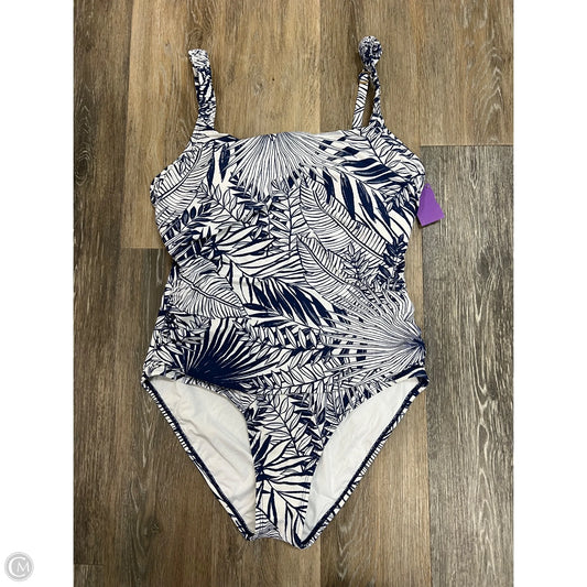 Swimsuit By Jantzen In Blue & White, Size: 16
