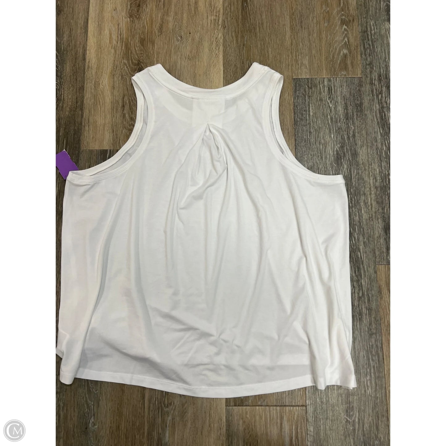 Tank Top By Athleta In White, Size: 2x