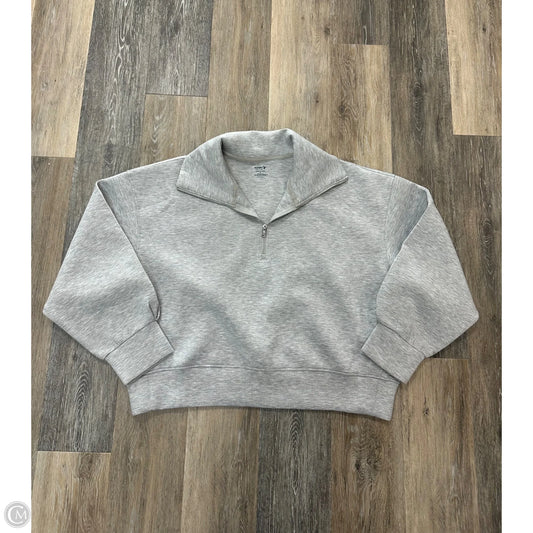 Athletic Sweatshirt Crewneck By Old Navy In Grey, Size: Xl