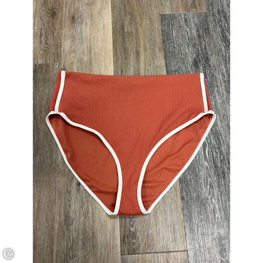 Swimsuit Bottom By Calia In Orange, Size: Xl
