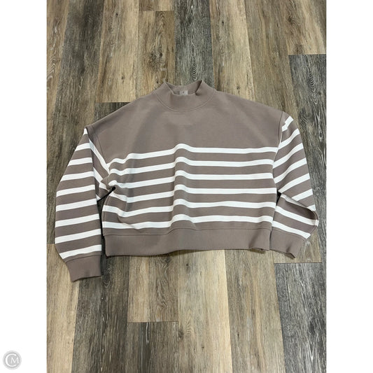 Sweatshirt Collar By Calia In Taupe, Size: Xl