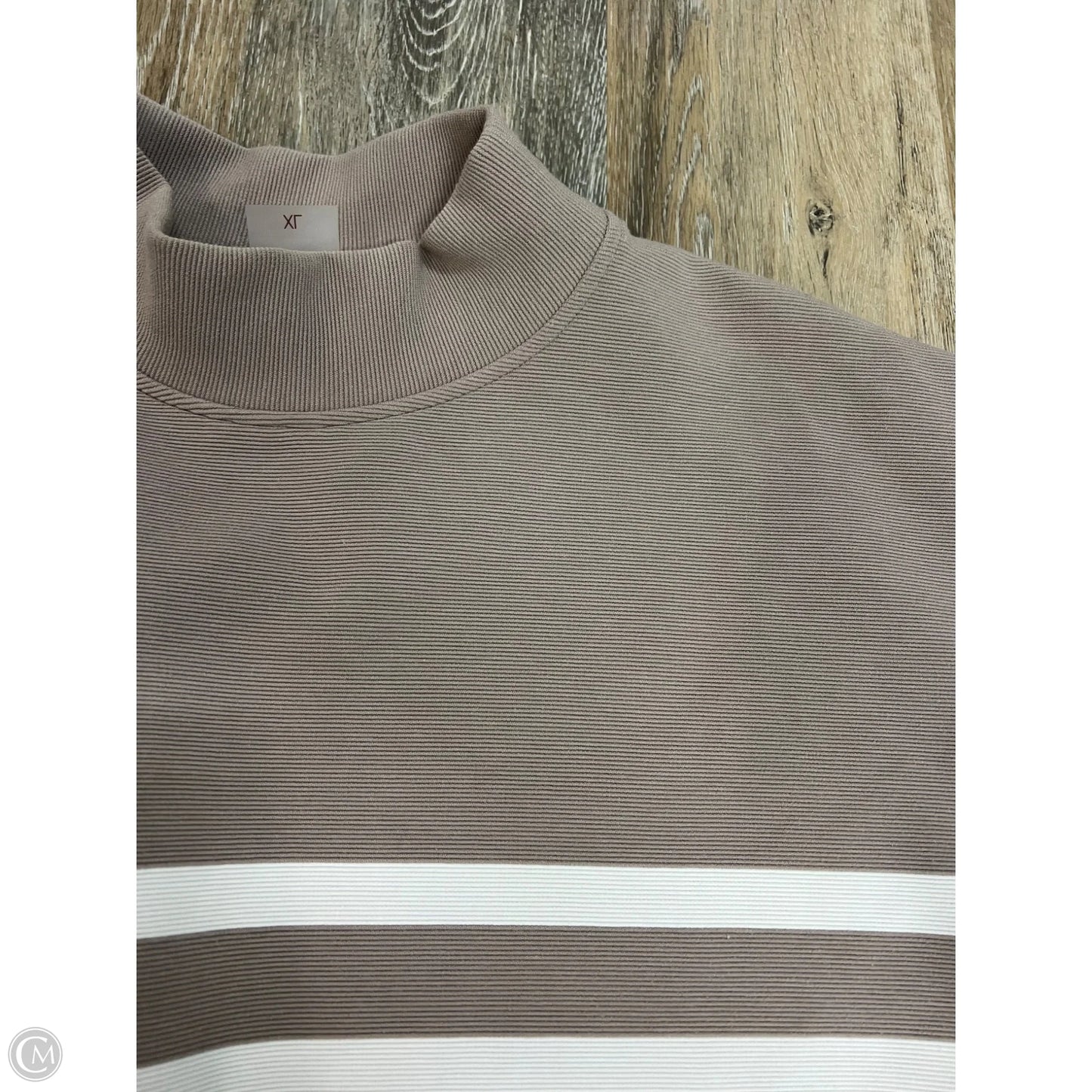 Sweatshirt Collar By Calia In Taupe, Size: Xl