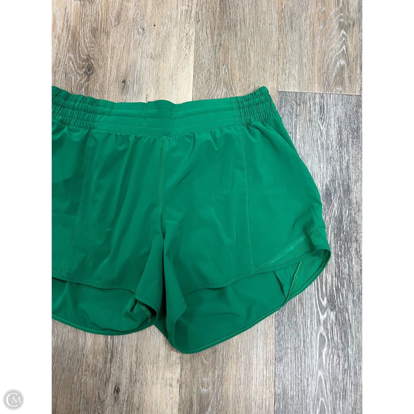 Athletic Shorts By Lululemon In Green, Size: 14