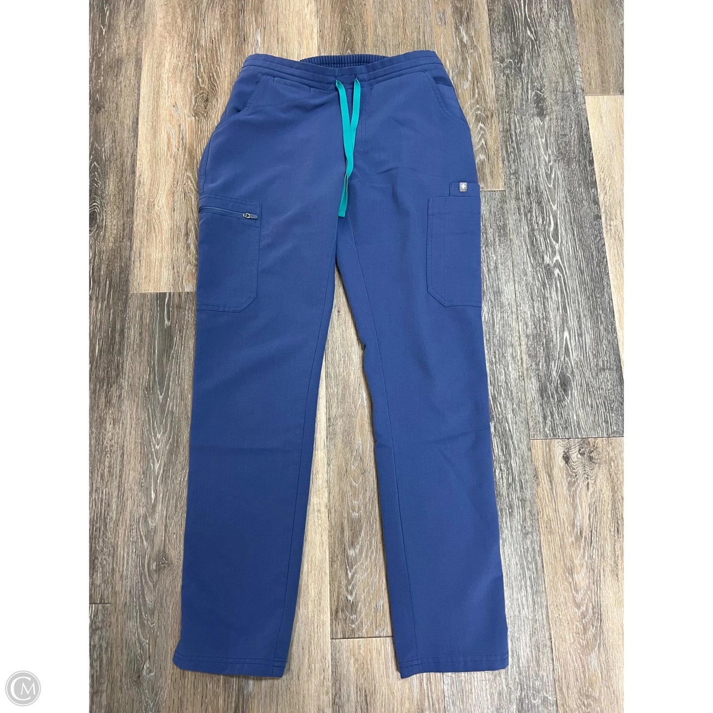 Scrub Pants By Figs In Blue, Size: Xs