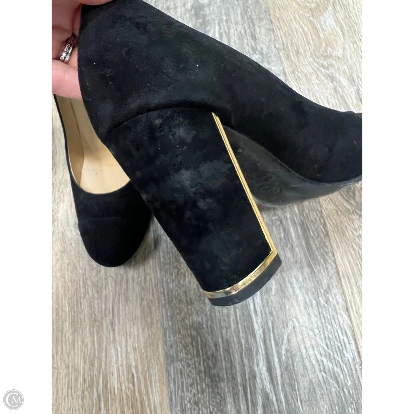 Shoes Luxury Designer By Chanel In Black, Size: 8.5