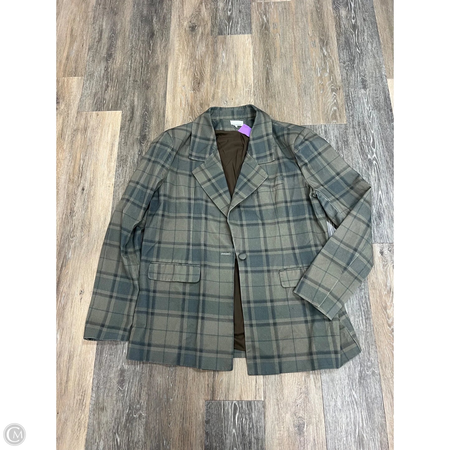 Blazer By We Wore What In Plaid Pattern, Size: L