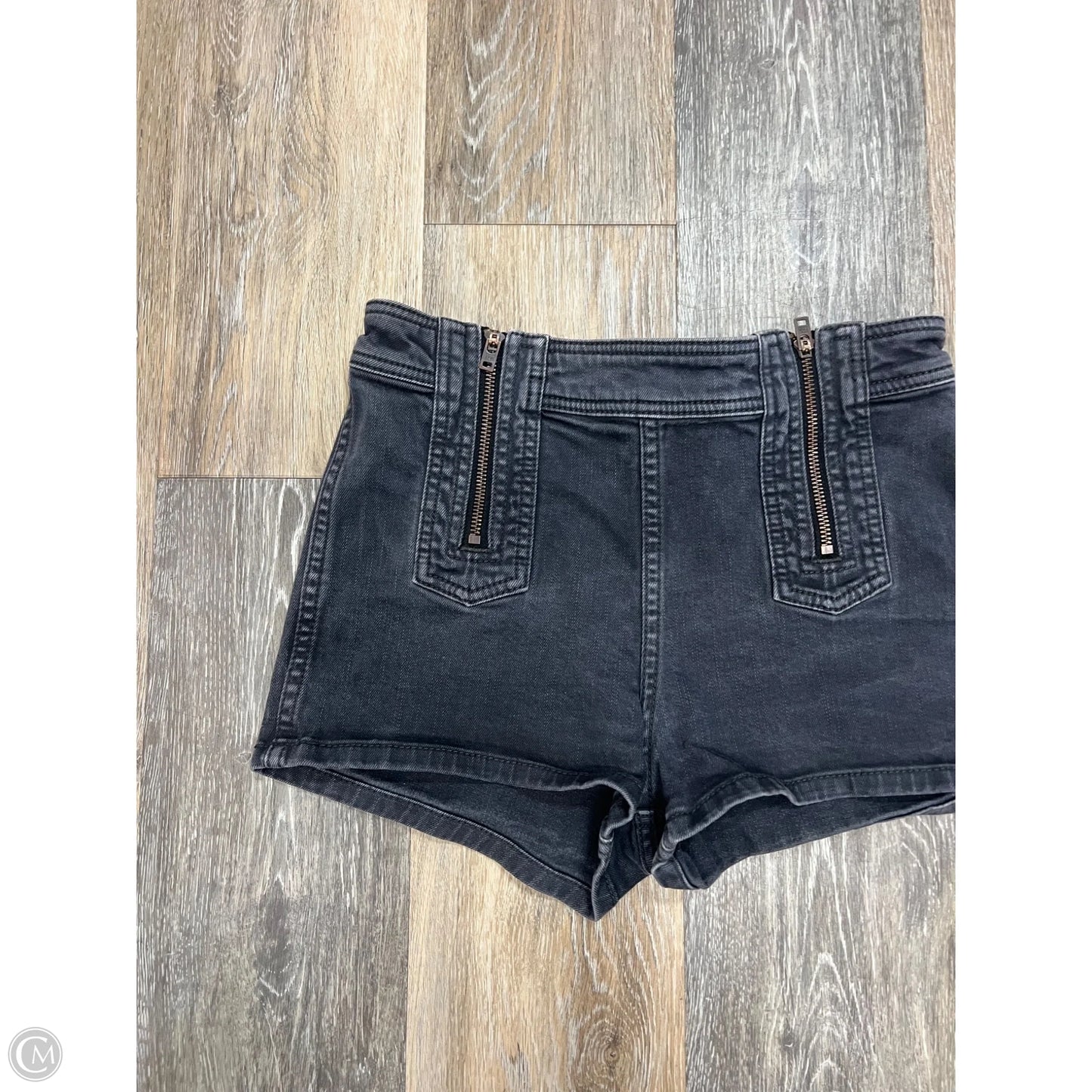 Shorts By Free People In Grey Denim, Size: 2
