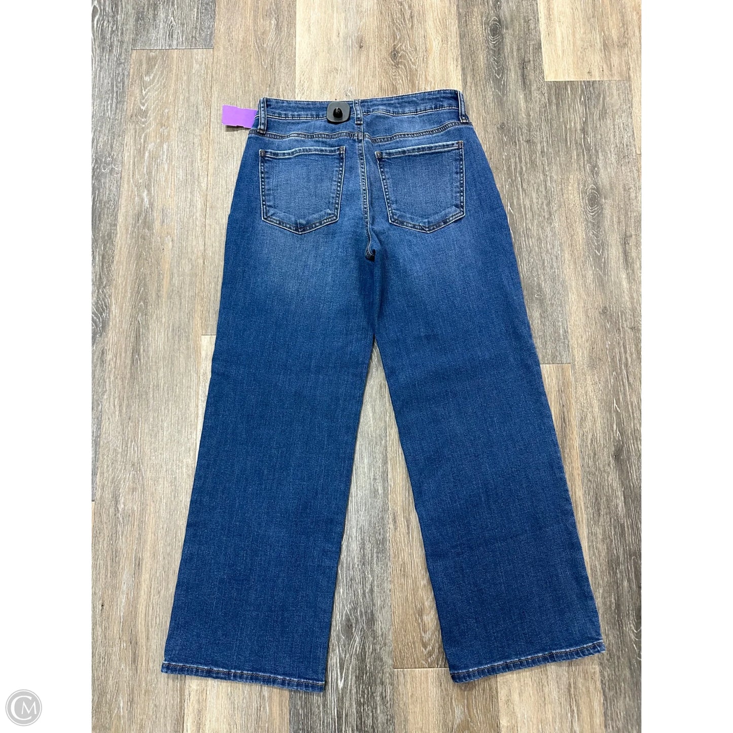 Jeans Wide Leg By Kut In Blue Denim, Size: 4