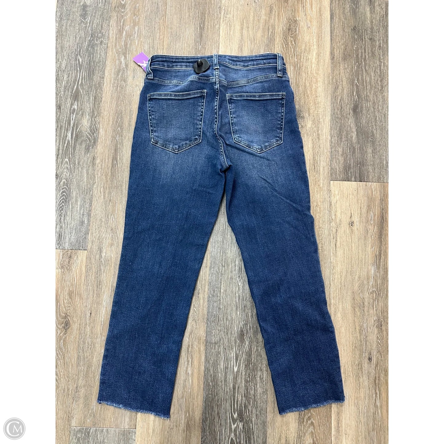 Jeans Straight By Kut In Blue Denim, Size: 4