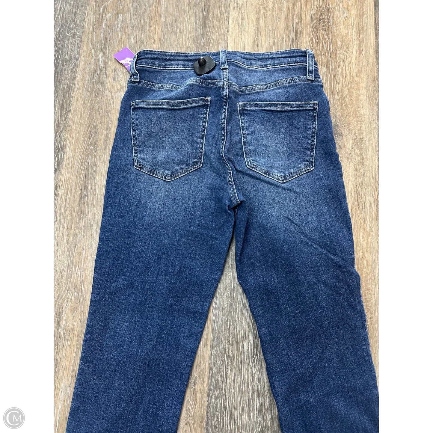 Jeans Straight By Kut In Blue Denim, Size: 4