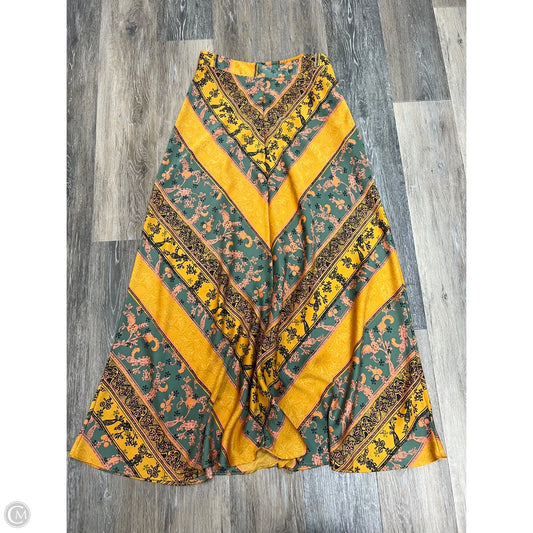 Skirt Maxi By Free People In Yellow, Size: 2
