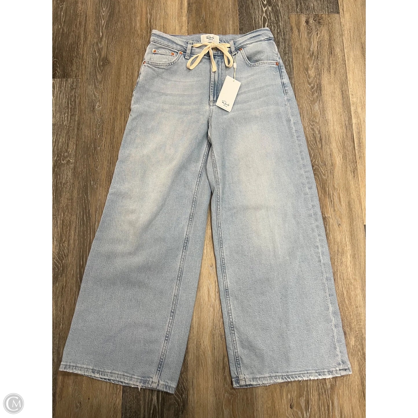 Jeans Wide Leg By Rails In Blue Denim, Size: 0/24