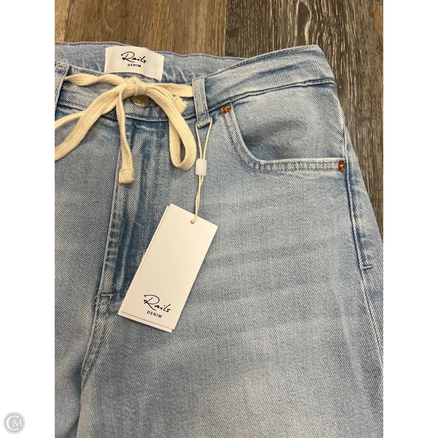 Jeans Wide Leg By Rails In Blue Denim, Size: 0/24