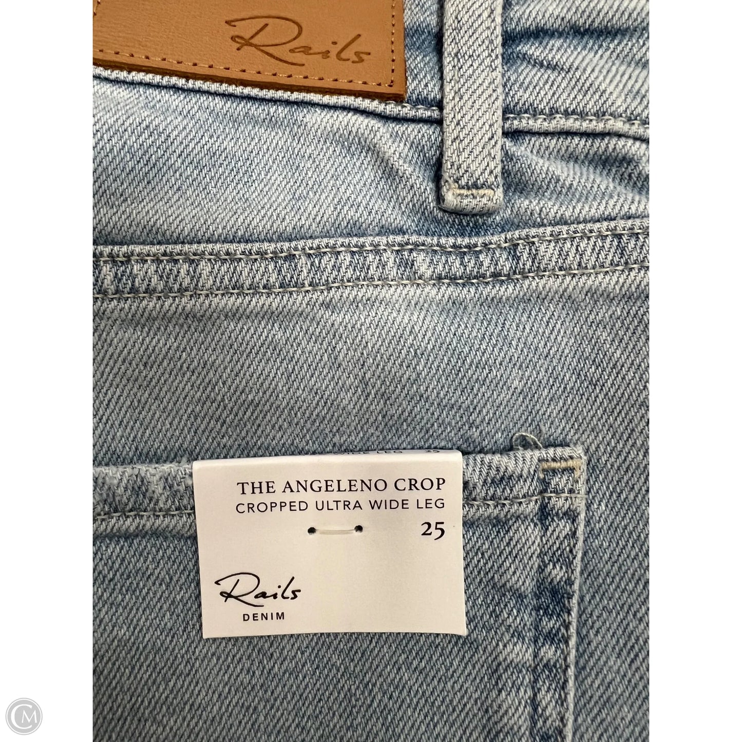 Jeans Wide Leg By Rails In Blue Denim, Size: 0/24