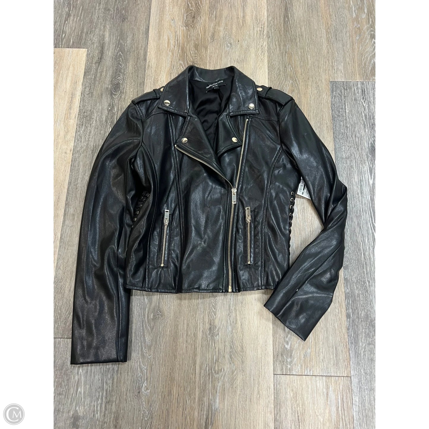Jacket Moto By Generation Love In Black, Size: S