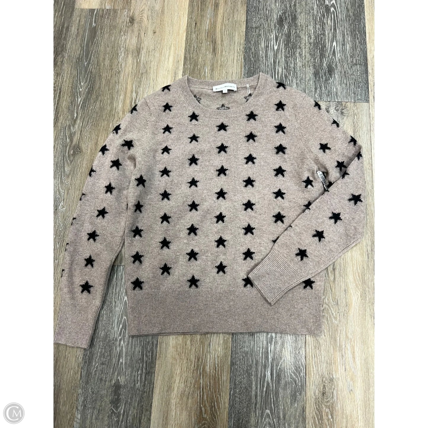 Sweater Cashmere By White And Warren In Striped Pattern, Size: S