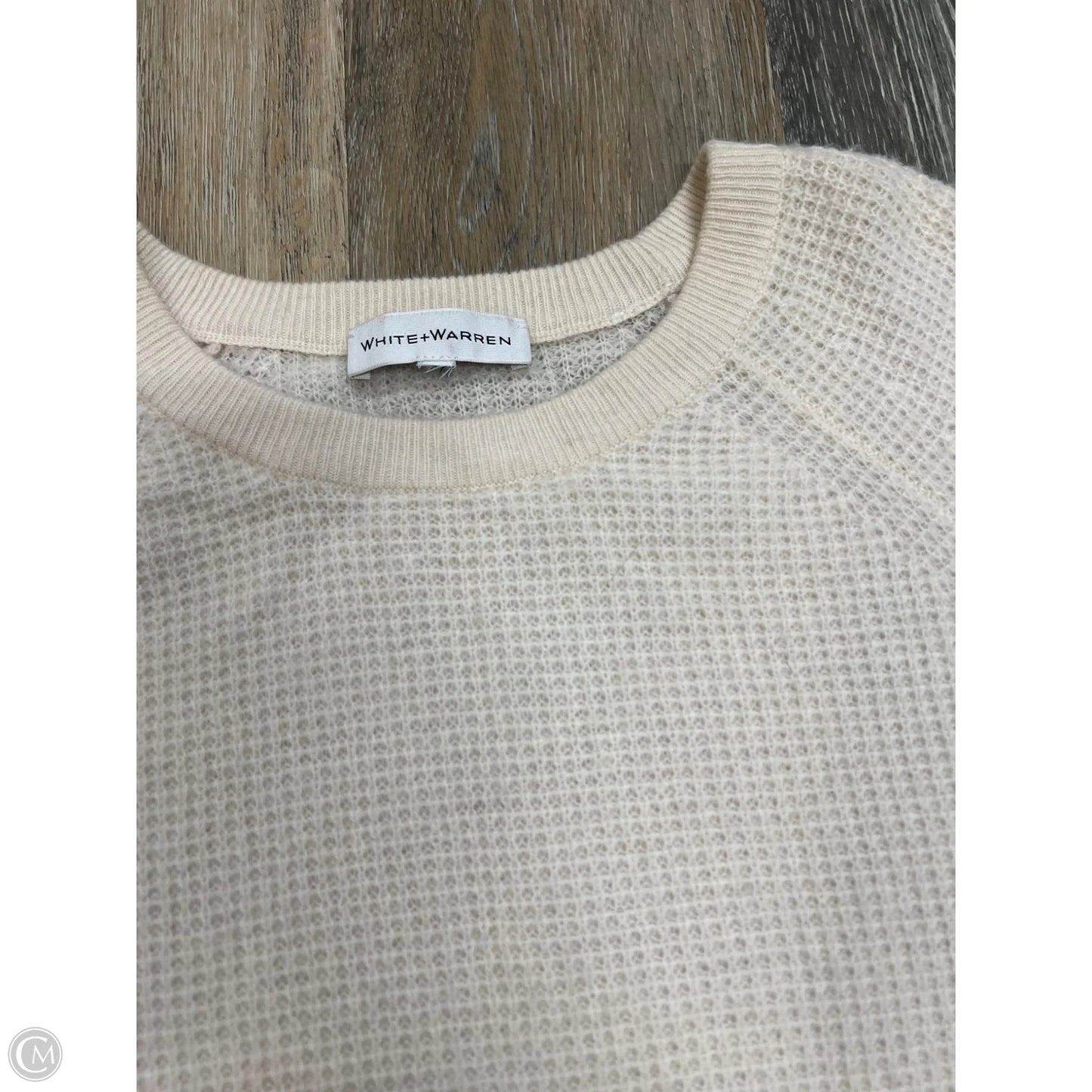 Sweater Cashmere By White And Warren In Cream, Size: M
