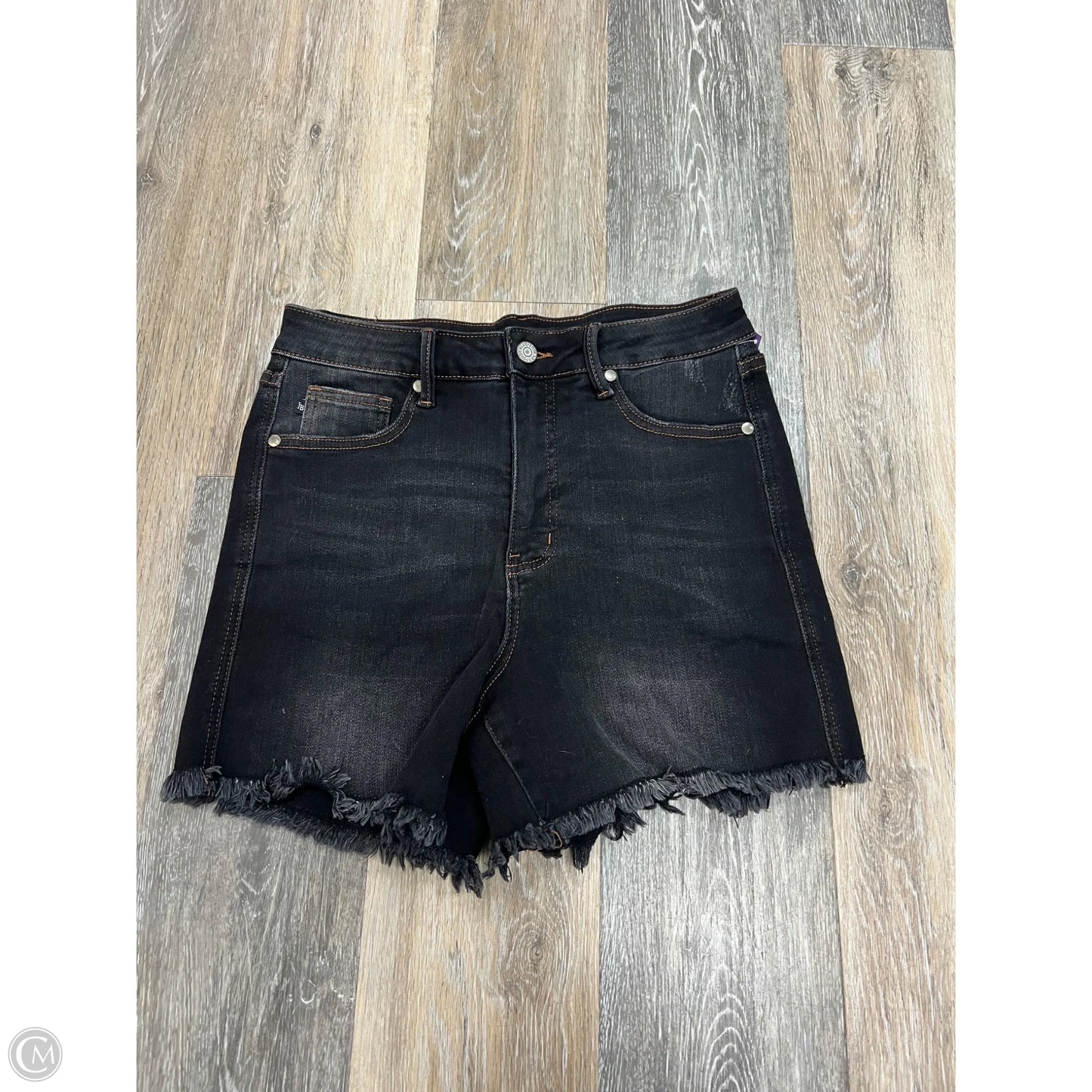 Shorts By Judy Blue In Black Denim, Size: M