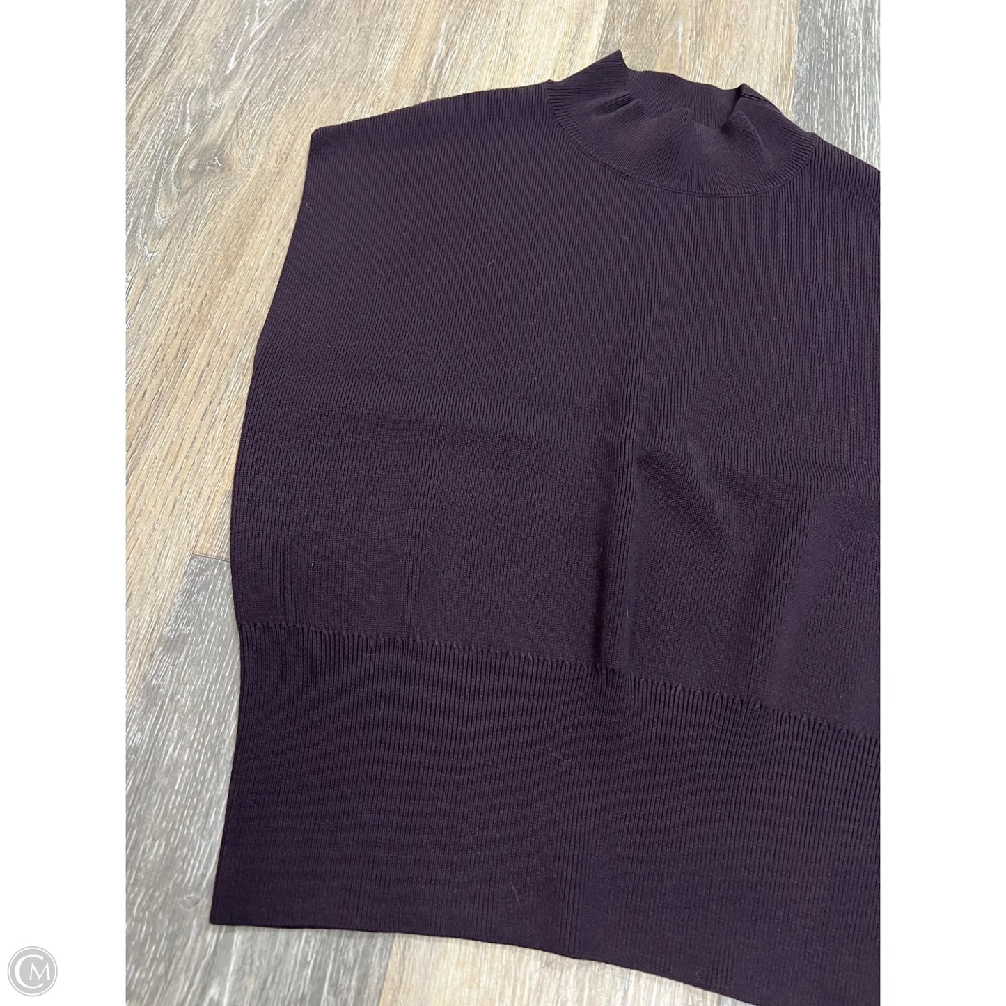 Sweater Short Sleeve By Evereve In Purple, Size: S