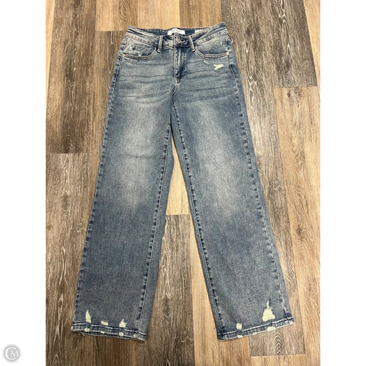 Jeans Straight By Judy Blue In Blue Denim, Size: 4/27