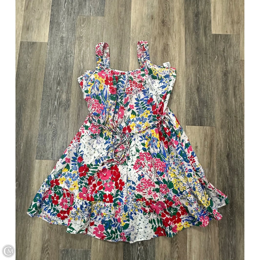 Dress Casual Midi By Grace + Emma In Floral Print, Size: 2x