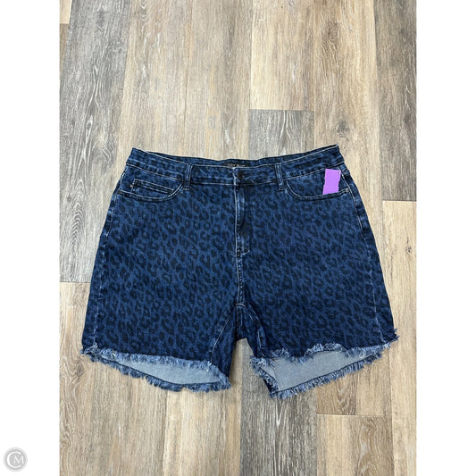 Shorts By Judy Blue In Animal Print, Size: 3x