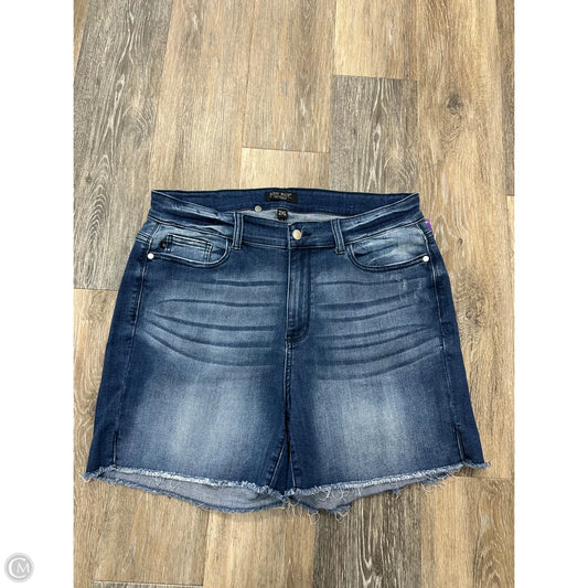 Shorts By Judy Blue In Blue Denim, Size: 2x