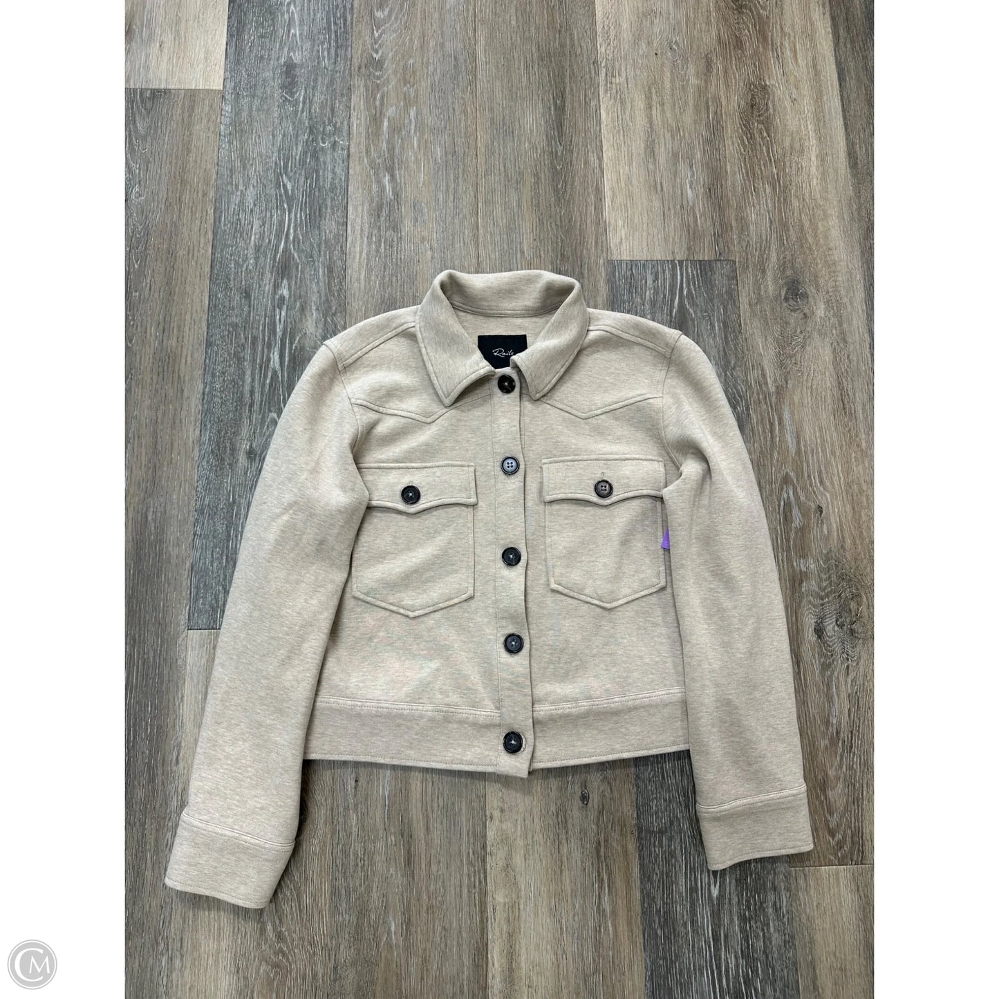 Jacket Shirt By Rails In Tan, Size: S