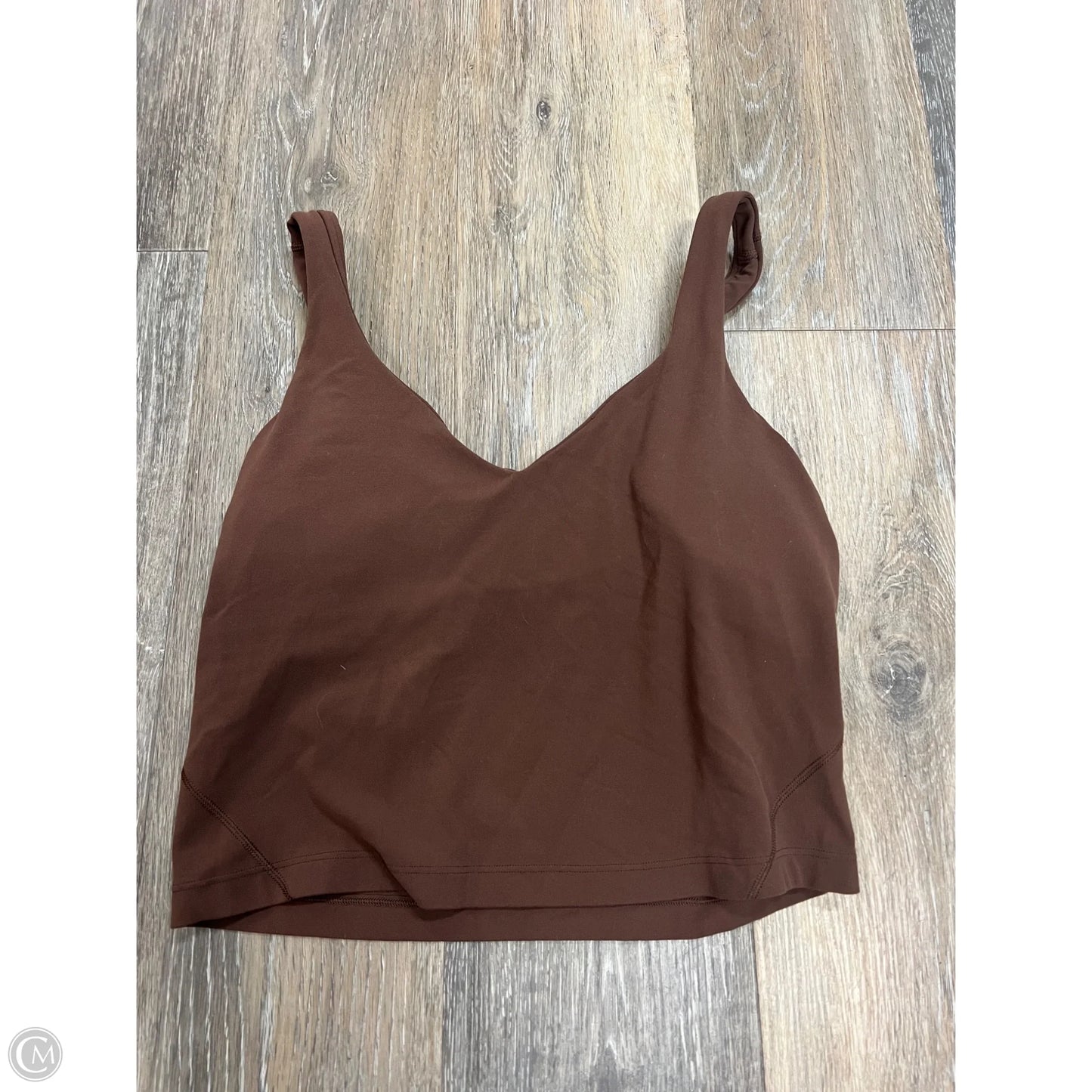 Athletic Tank Top By Lululemon In Brown, Size: 8