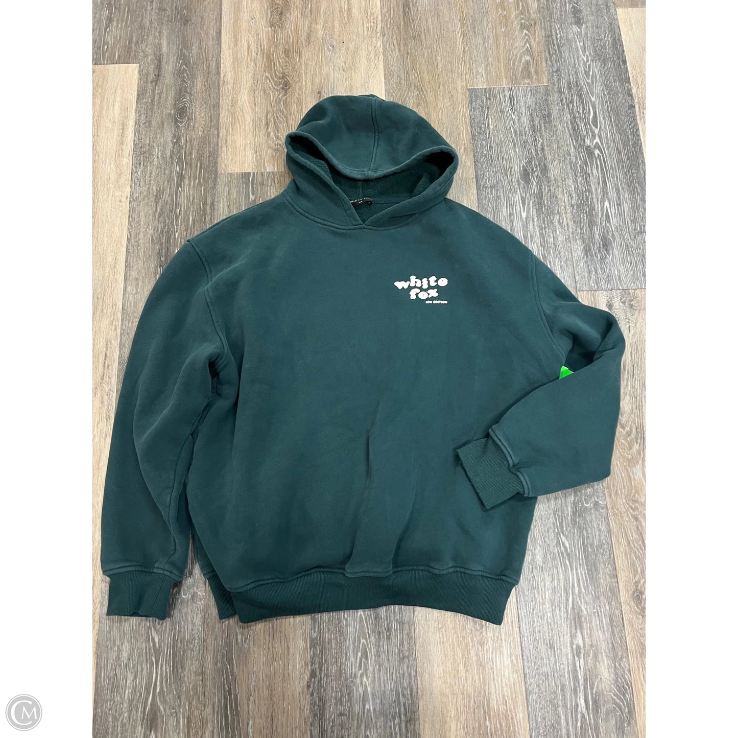 Sweatshirt Hoodie By White Fox In Teal, Size: M