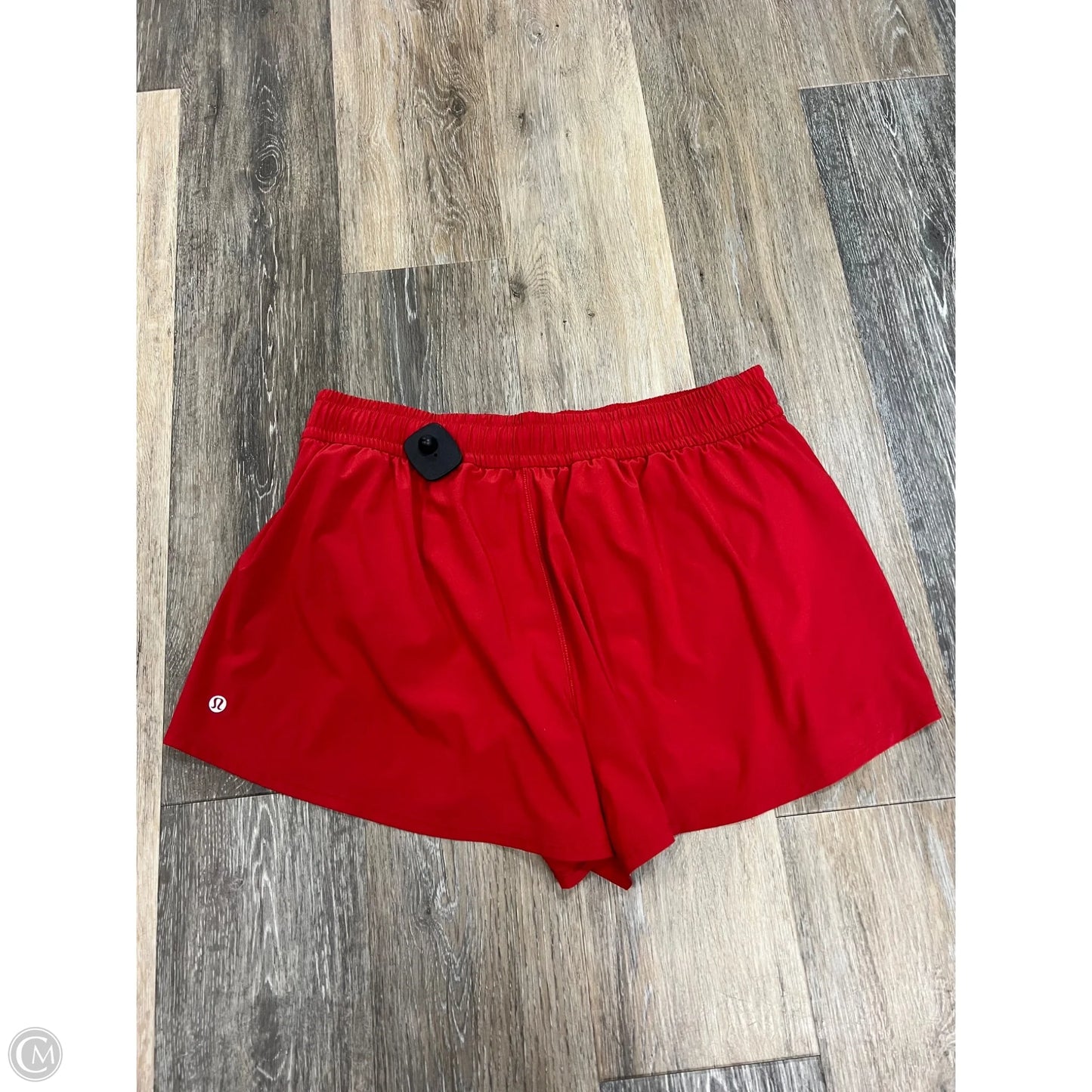Athletic Shorts By Lululemon In Red, Size: L
