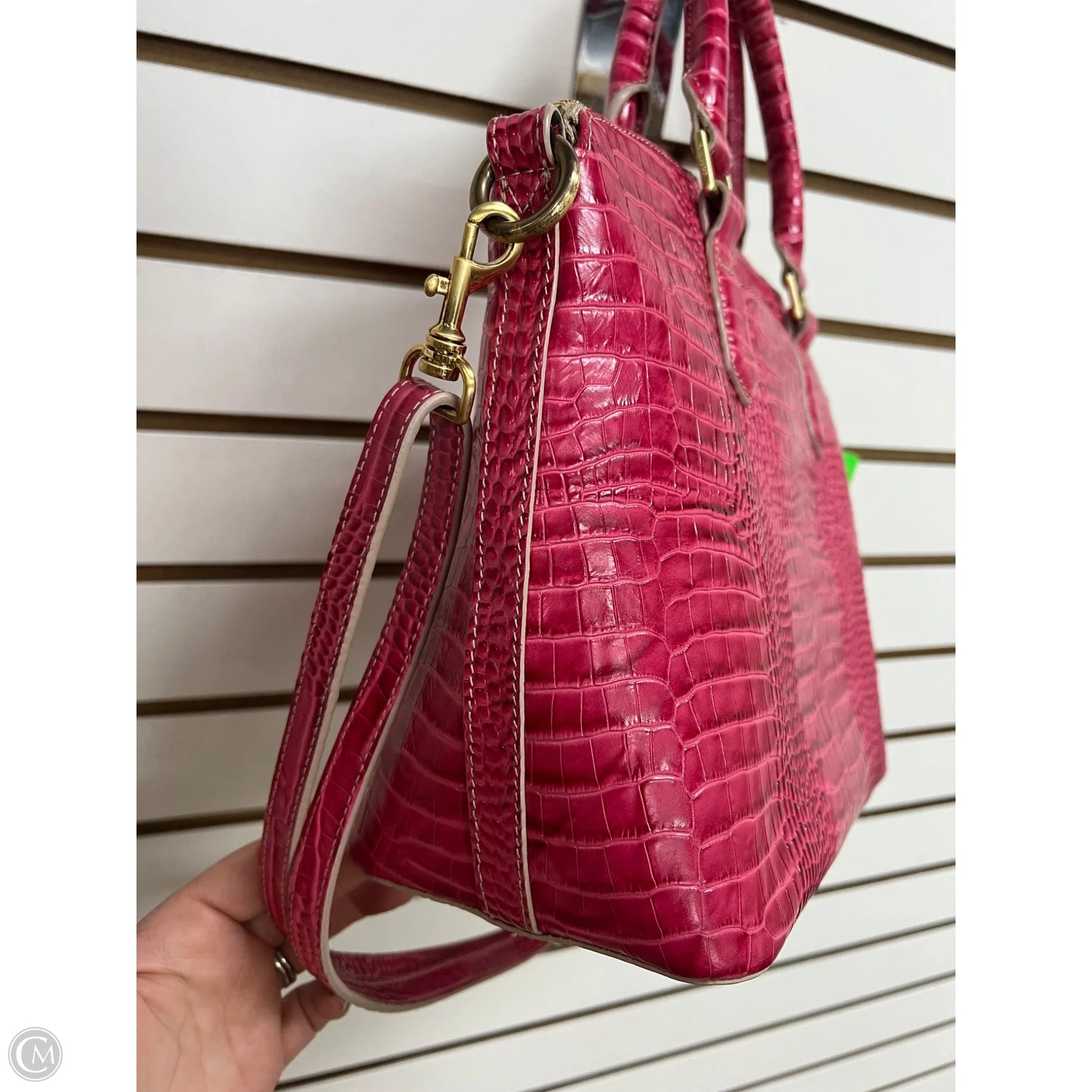 Handbag Designer By Brahmin, Size: Medium