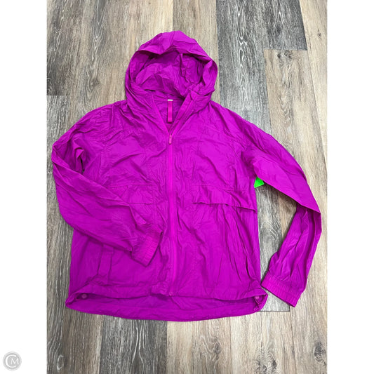 Athletic Jacket By Lululemon In Purple, Size: 6