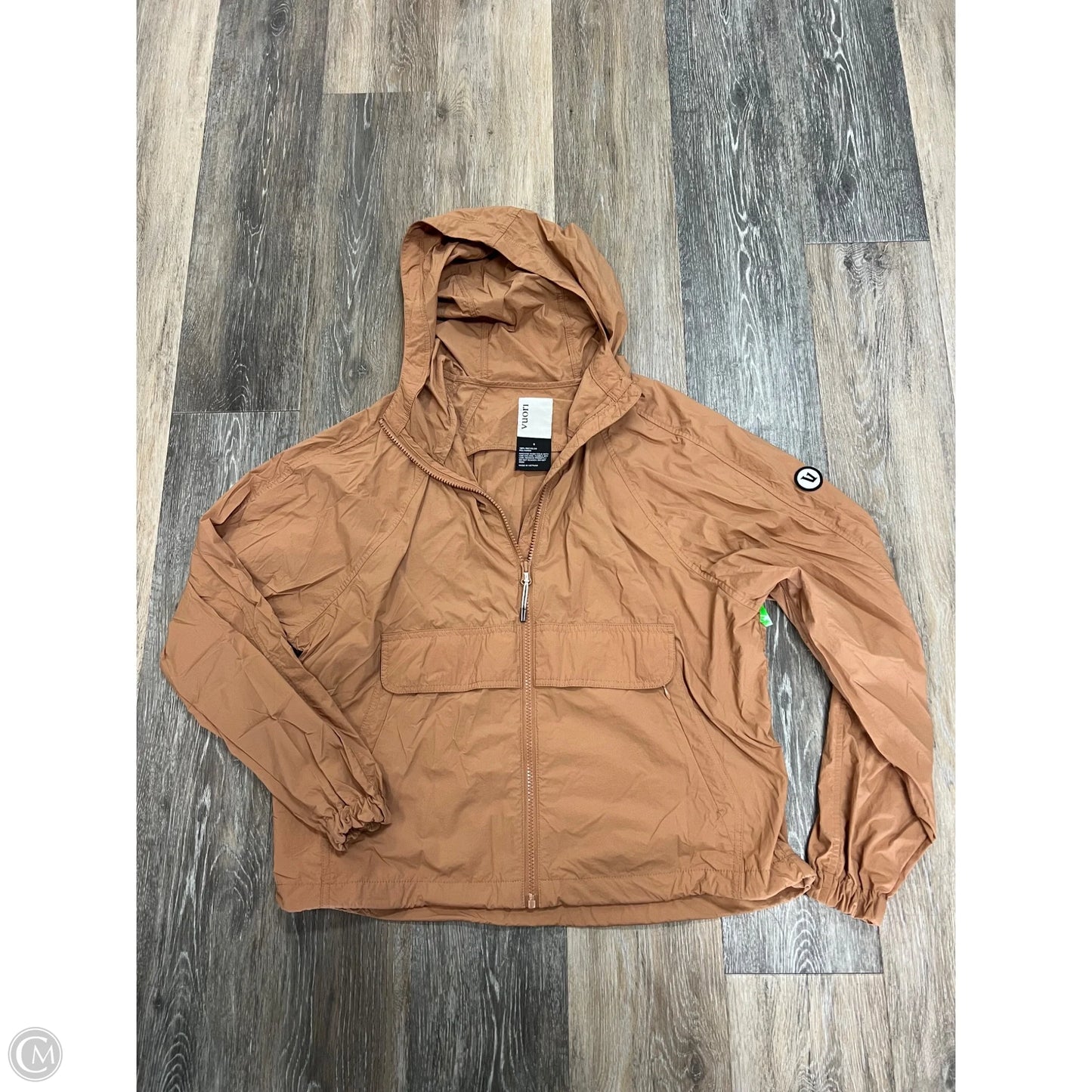 Athletic Jacket By Vuori In Tan, Size: S