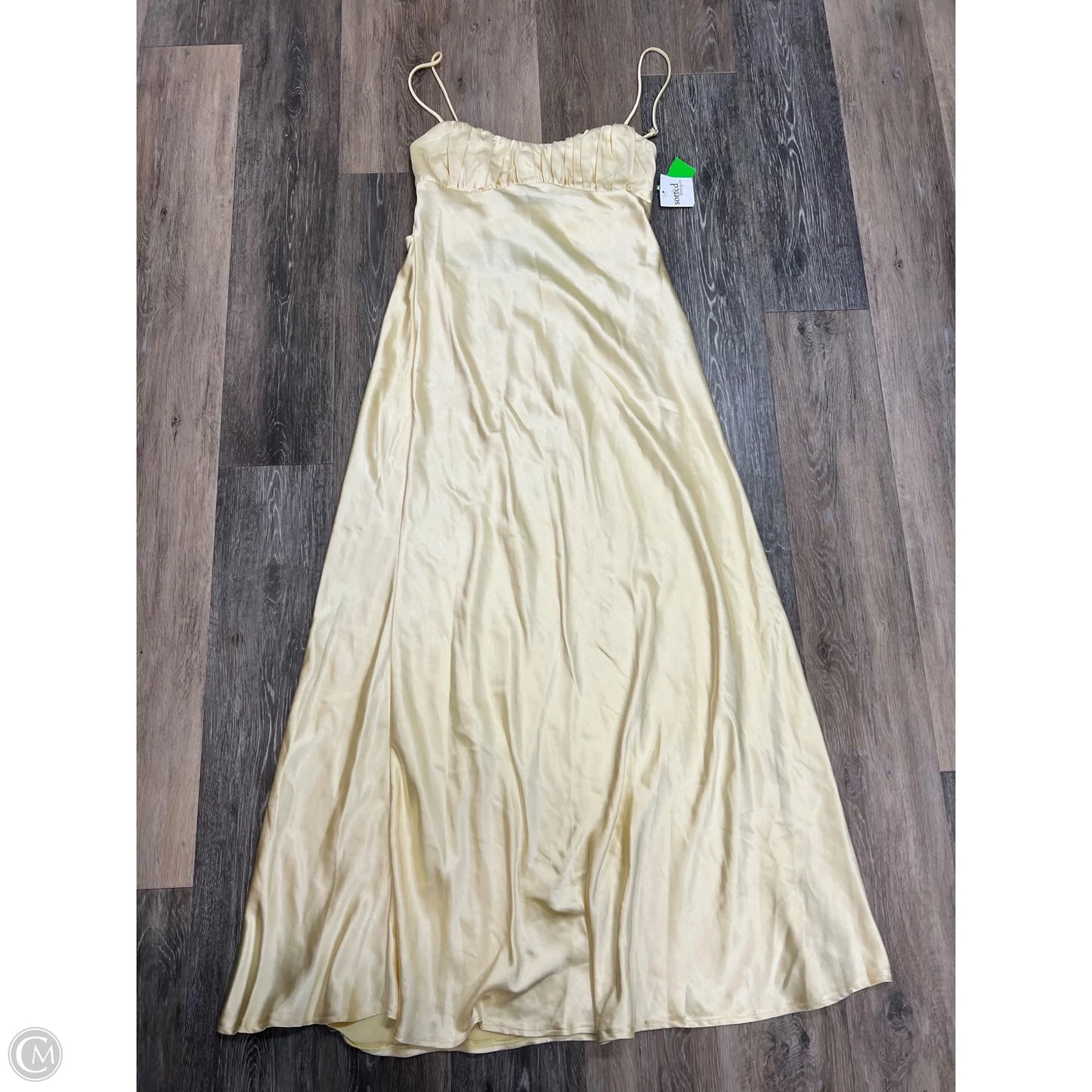 Dress Party Long By One and Only In Yellow, Size: L