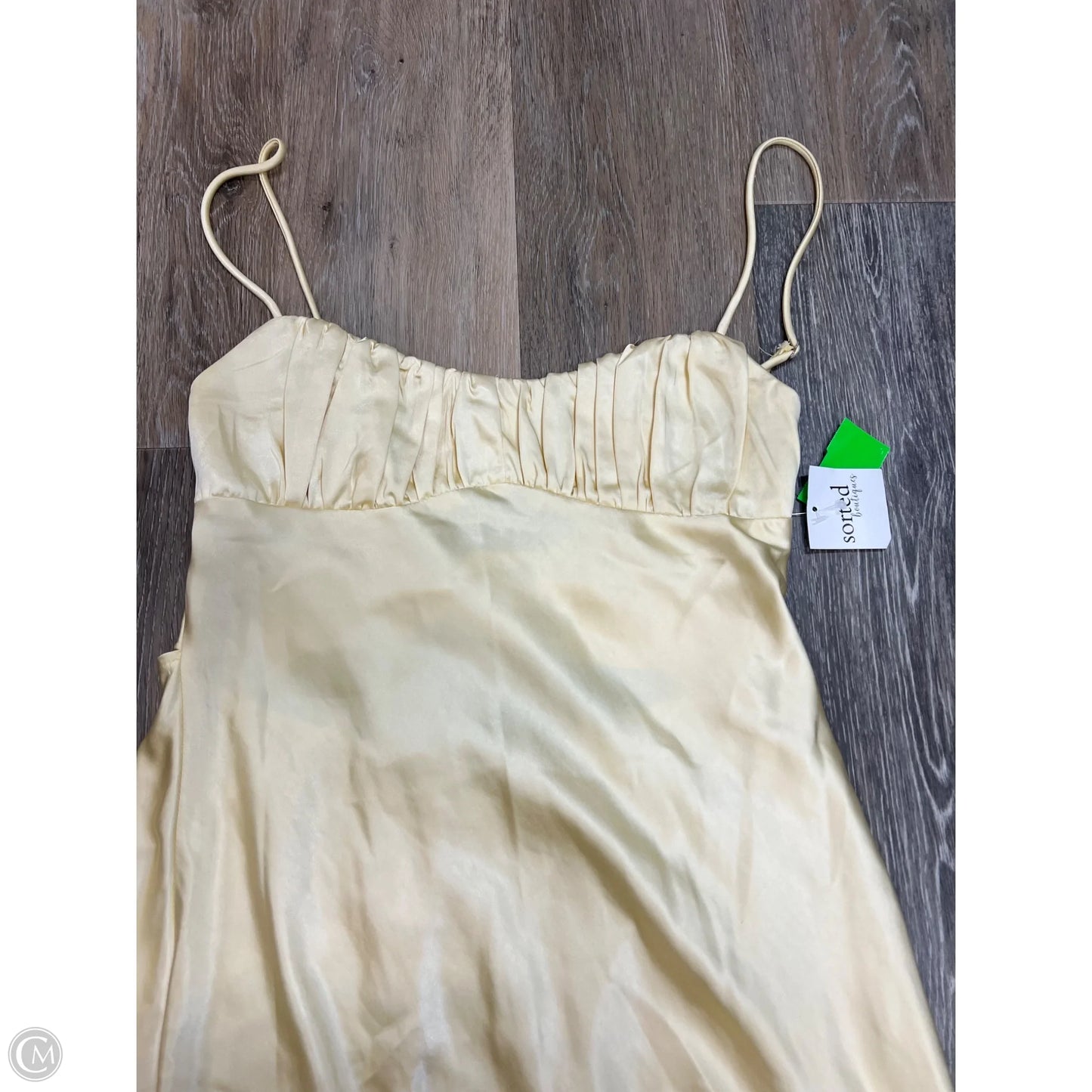 Dress Party Long By One and Only In Yellow, Size: L